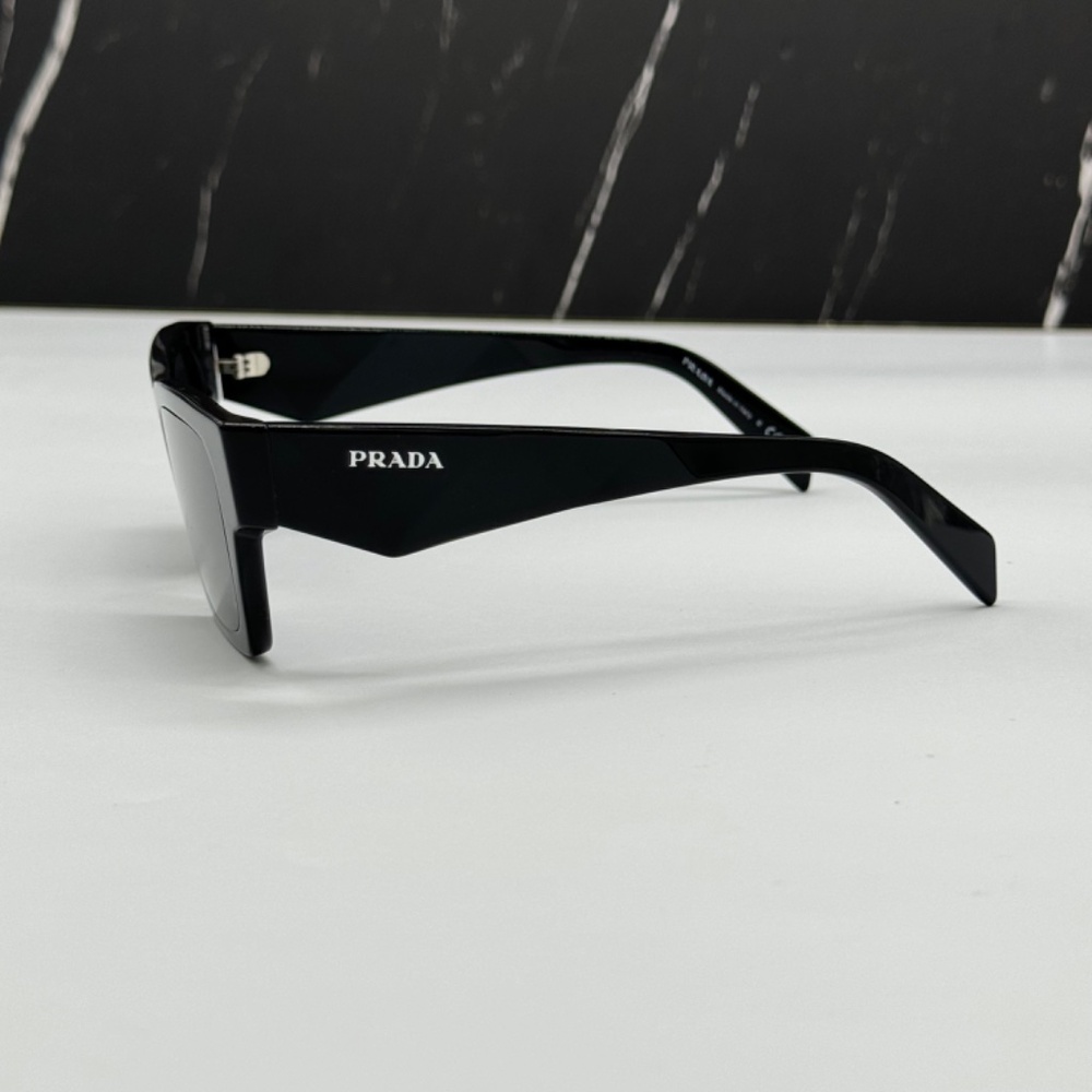 NEW SPR A06 16K08Z PRADA PRA06S 16K08Z UNISEX SUNGLASSES PR A06S 16K08Z BLACK - Picture 5 of 10